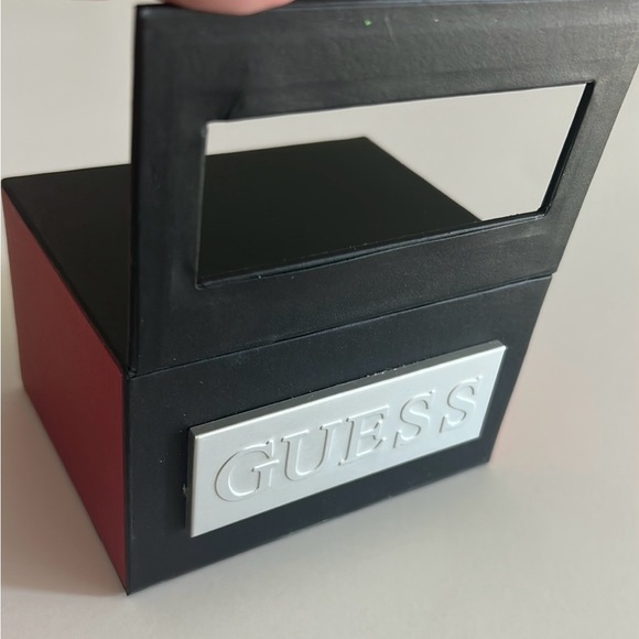 💙 GUESS Vintage Navy Blue & Red Jewelry / Watch Gift Box - Picture 4 of 8